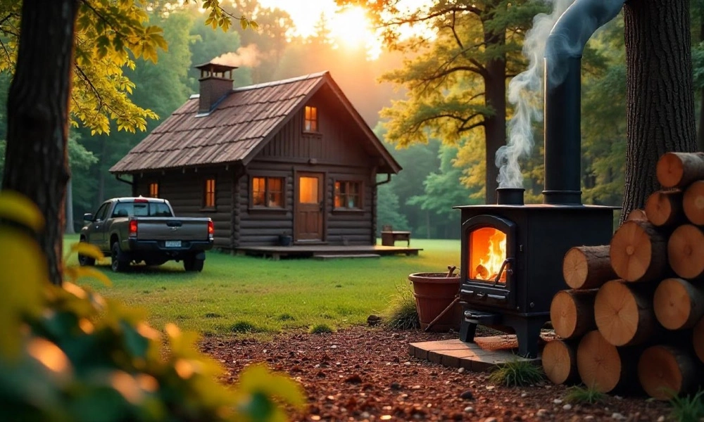 Why is locally sourced firewood a green and sustainable heating solution?