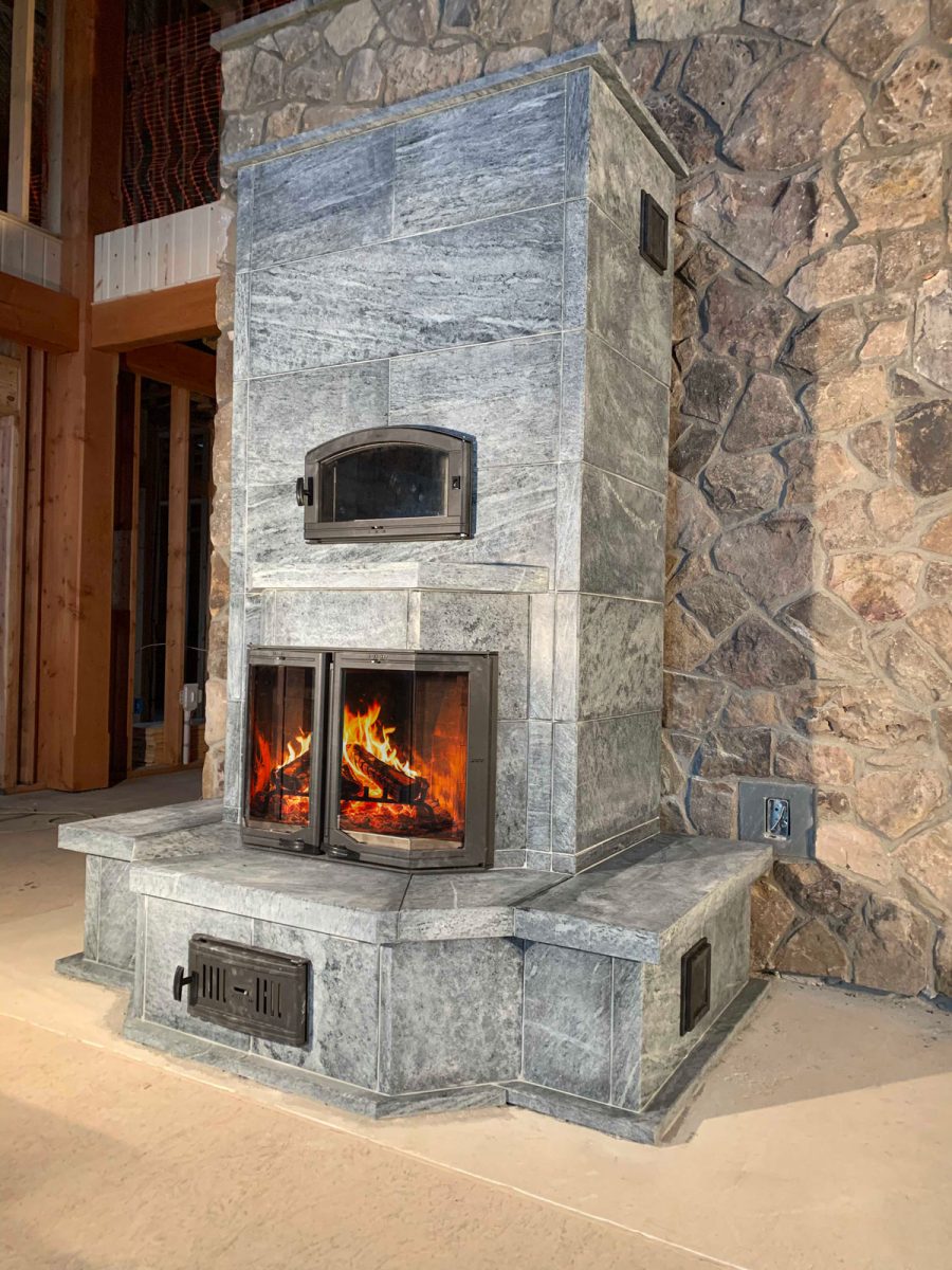 Dorchester Series Masonry Heaters by Greenstone